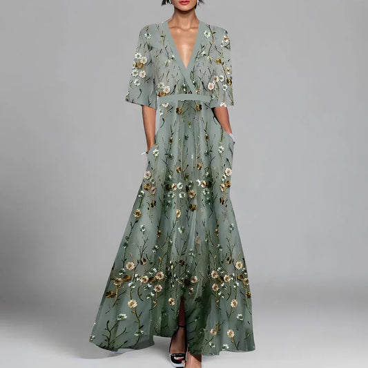WW | Floral Maxi Dress For Women