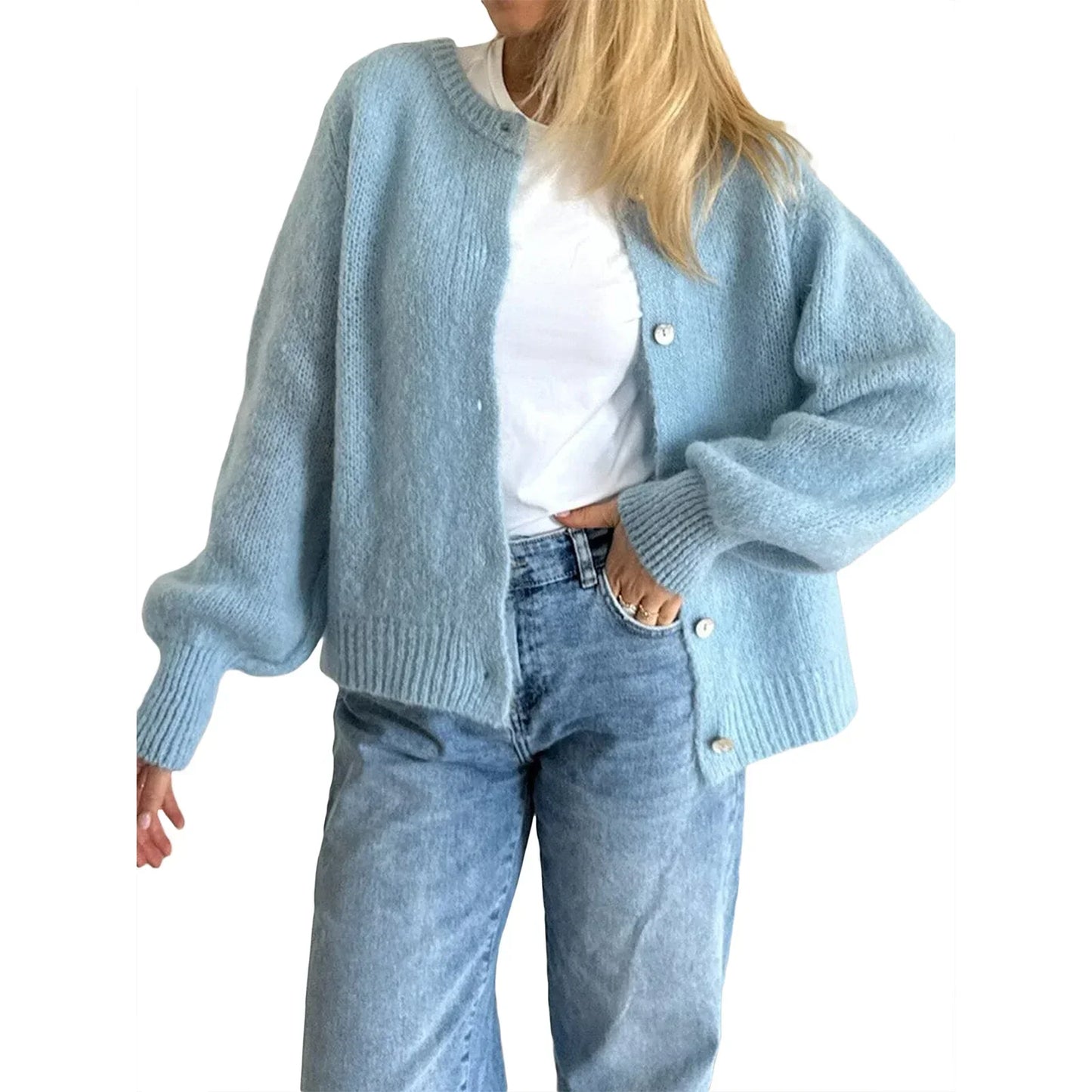 WW | Langarm Strickcardigan