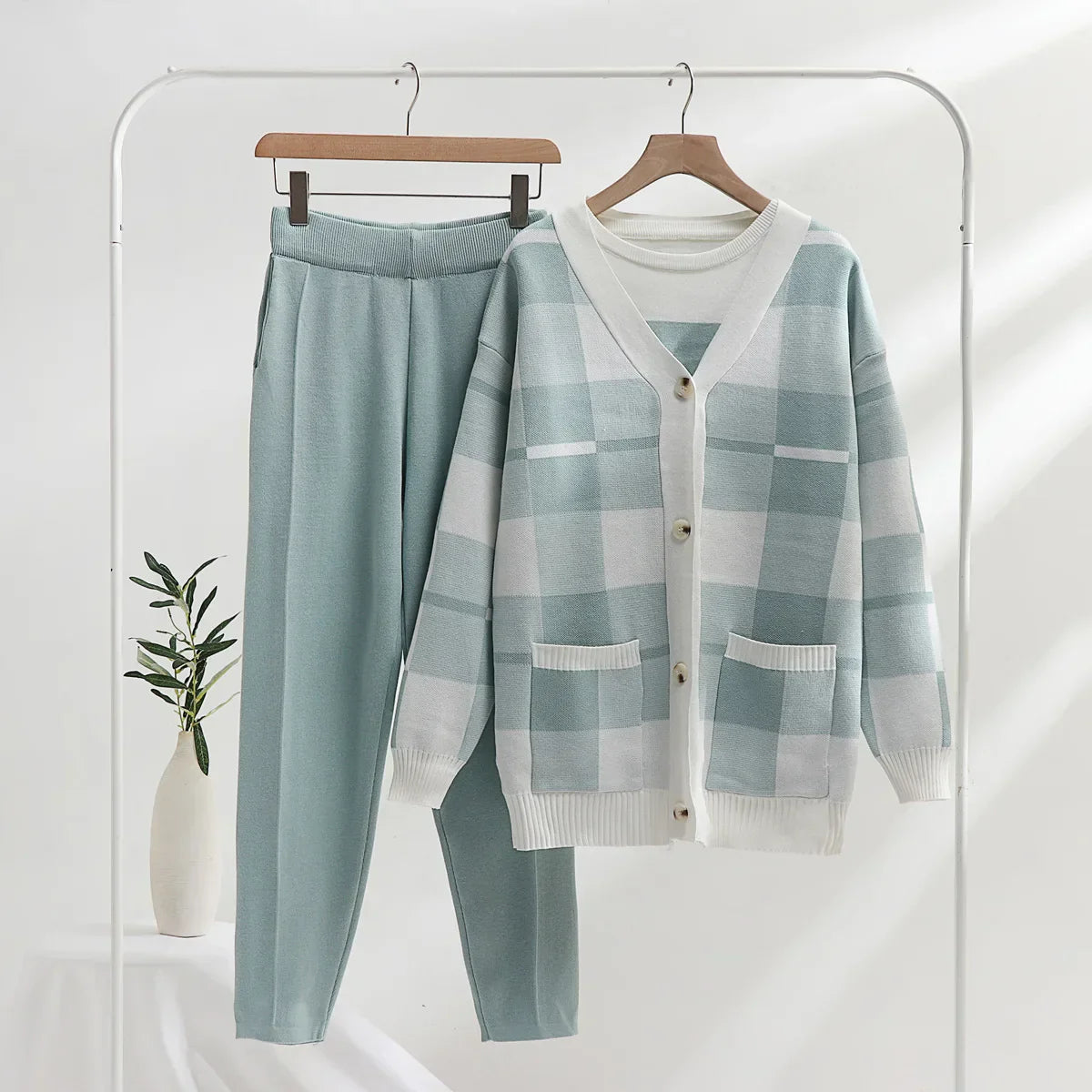 WW | Weiches Strick 3-Teiliges Set