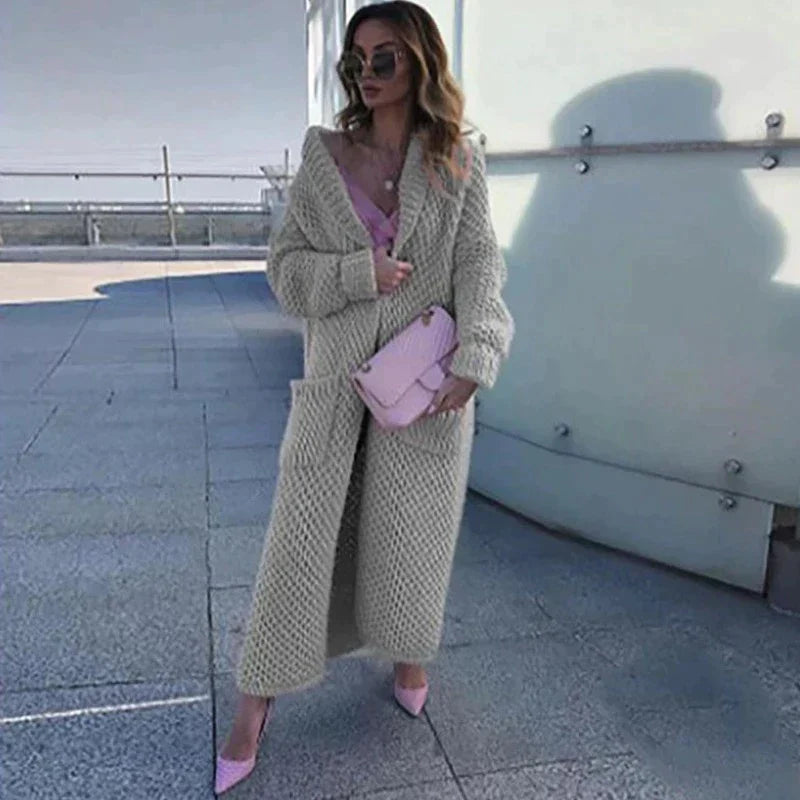 WW | Long knit cardigan in many colours