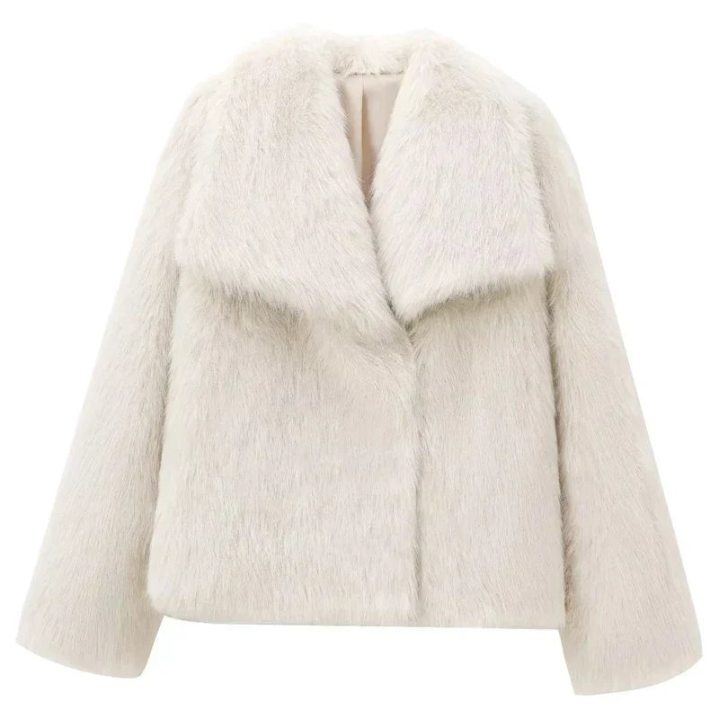 WW | Elegant Faux Fur Winter Jacket for Women