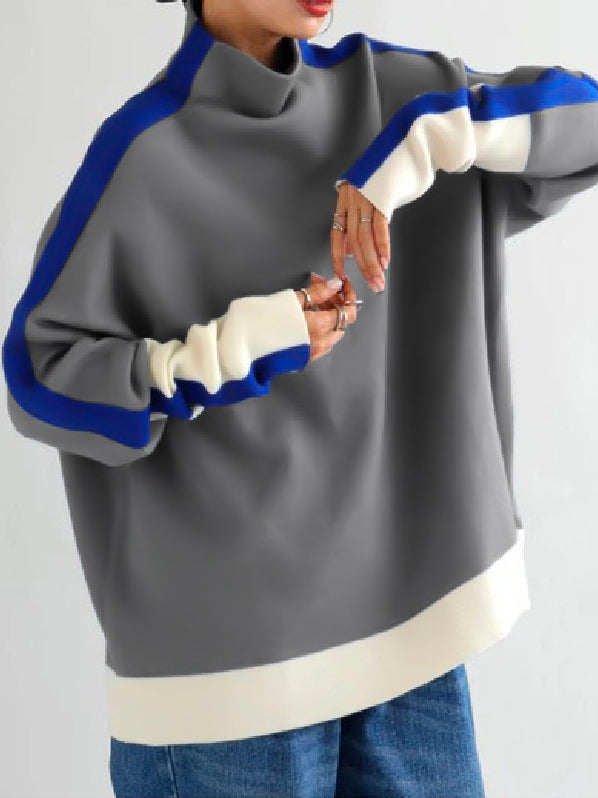 WW | Langärmliger Rollkragen-Hoodie
