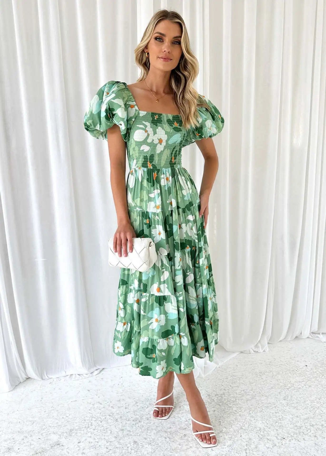 Celeste Off-Shoulder Maxi Dress