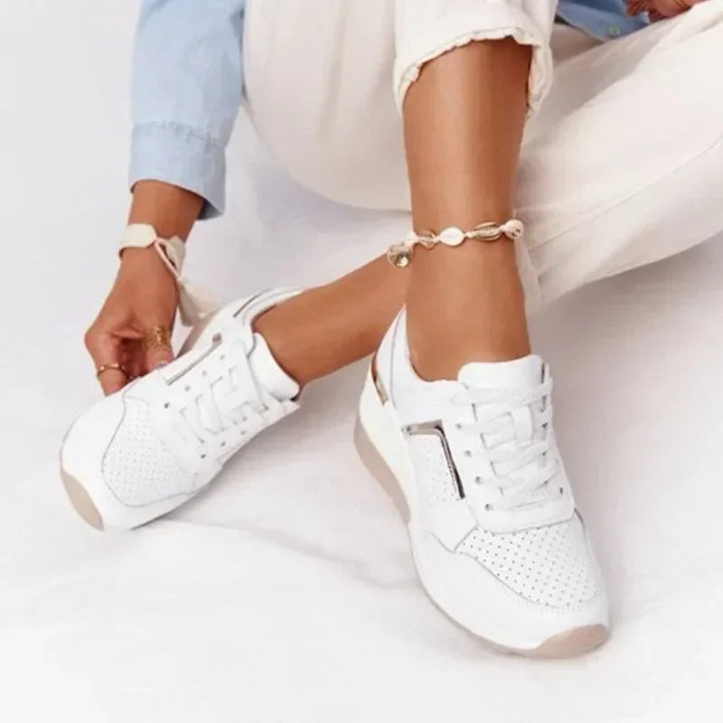 WW | Plattform Sneaker Damen - leichte Freizeitschuhe
