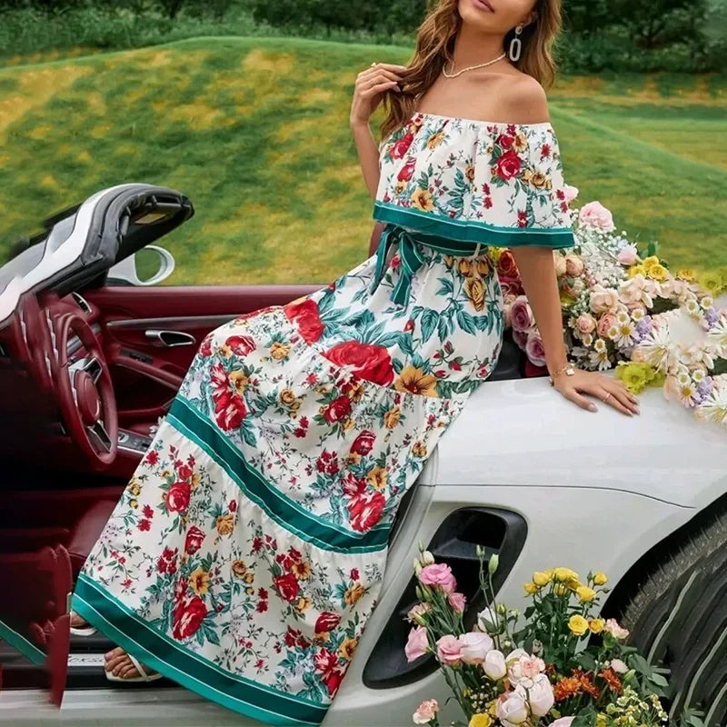 Amara Off-the-Shoulder Maxi Dress