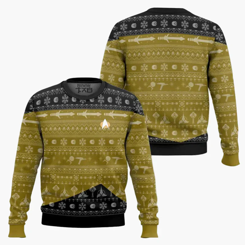 WW | Star Trek Pullover - Geek Christmas Sweatshirt for Fans, Winter Leisure