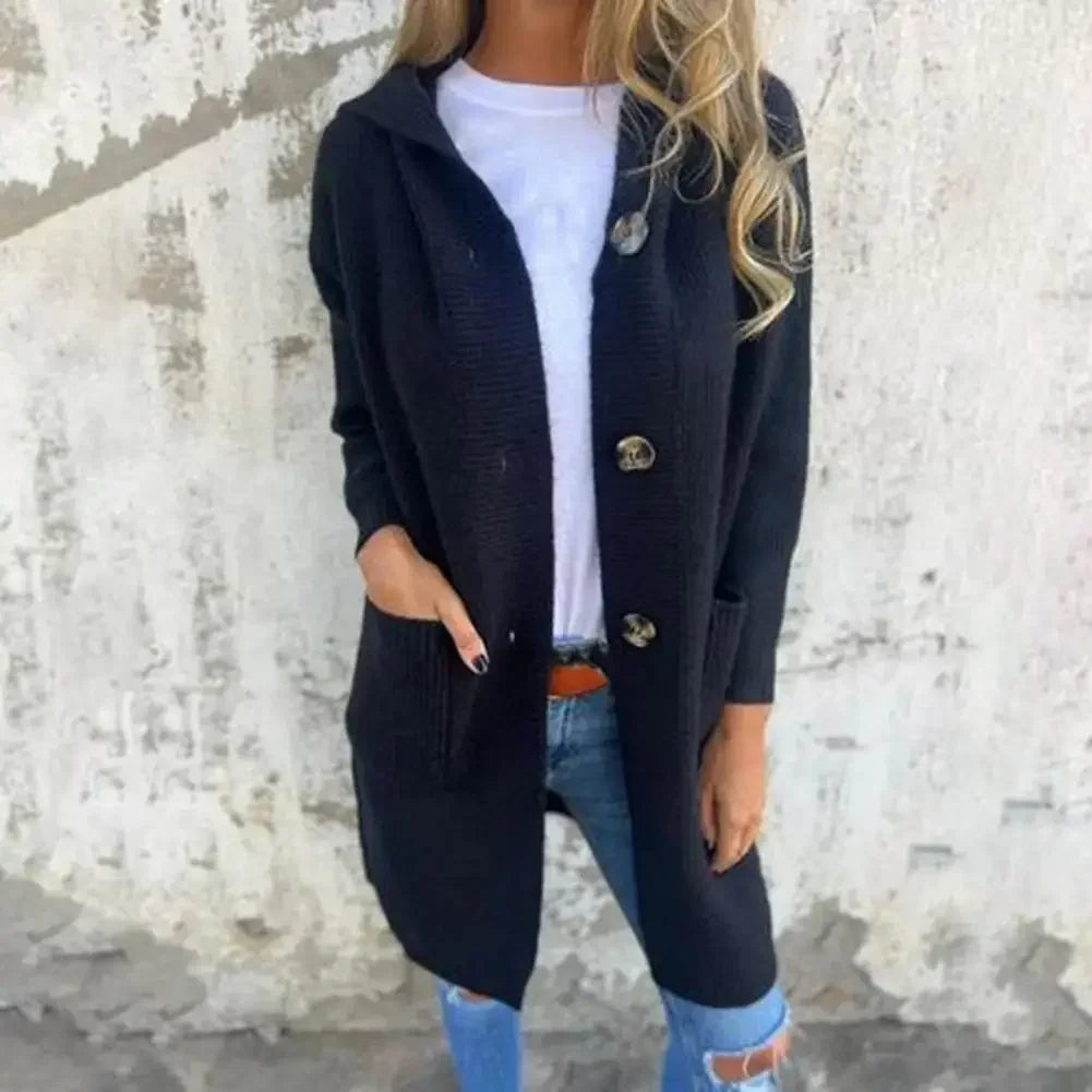 WW | Long Button Cardigan