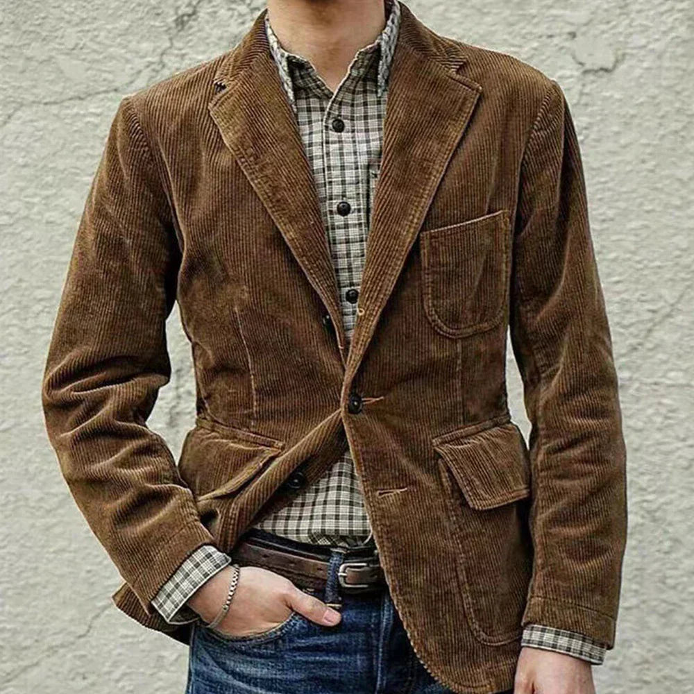 WW | Men's Corduroy Jacket with Lapels