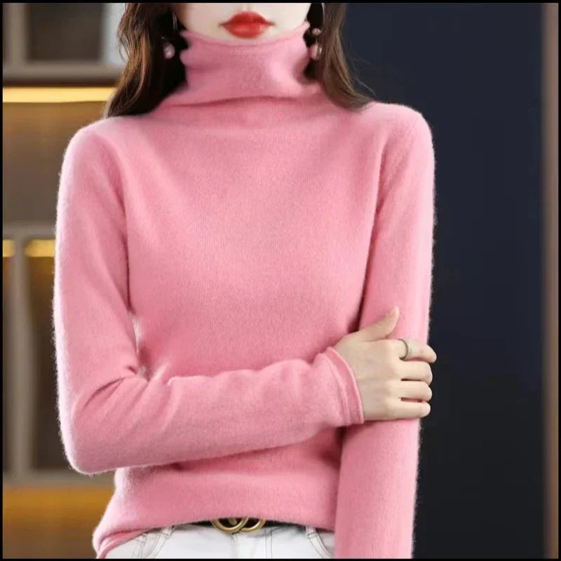 WW | Pullover aus Woll mit Rollkragen