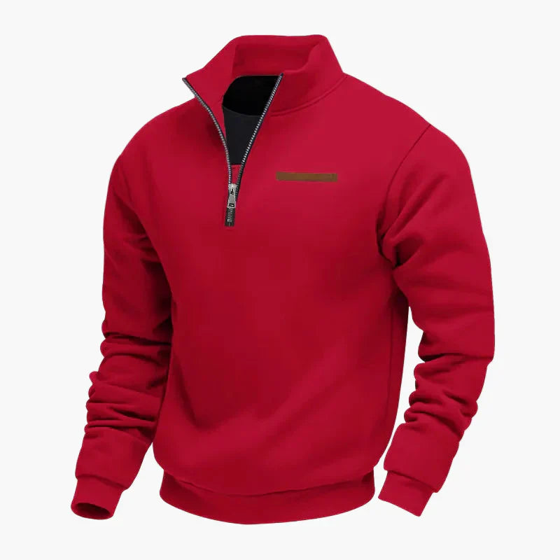 WW | Halbzip Sweatshirt Freizeitpullover mit Stehkragen - Perfekt für Reisen und Alltag