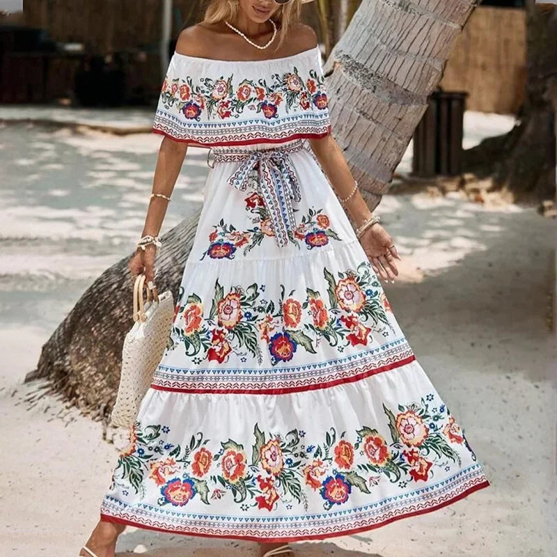 Amara Off-the-Shoulder Maxi Dress