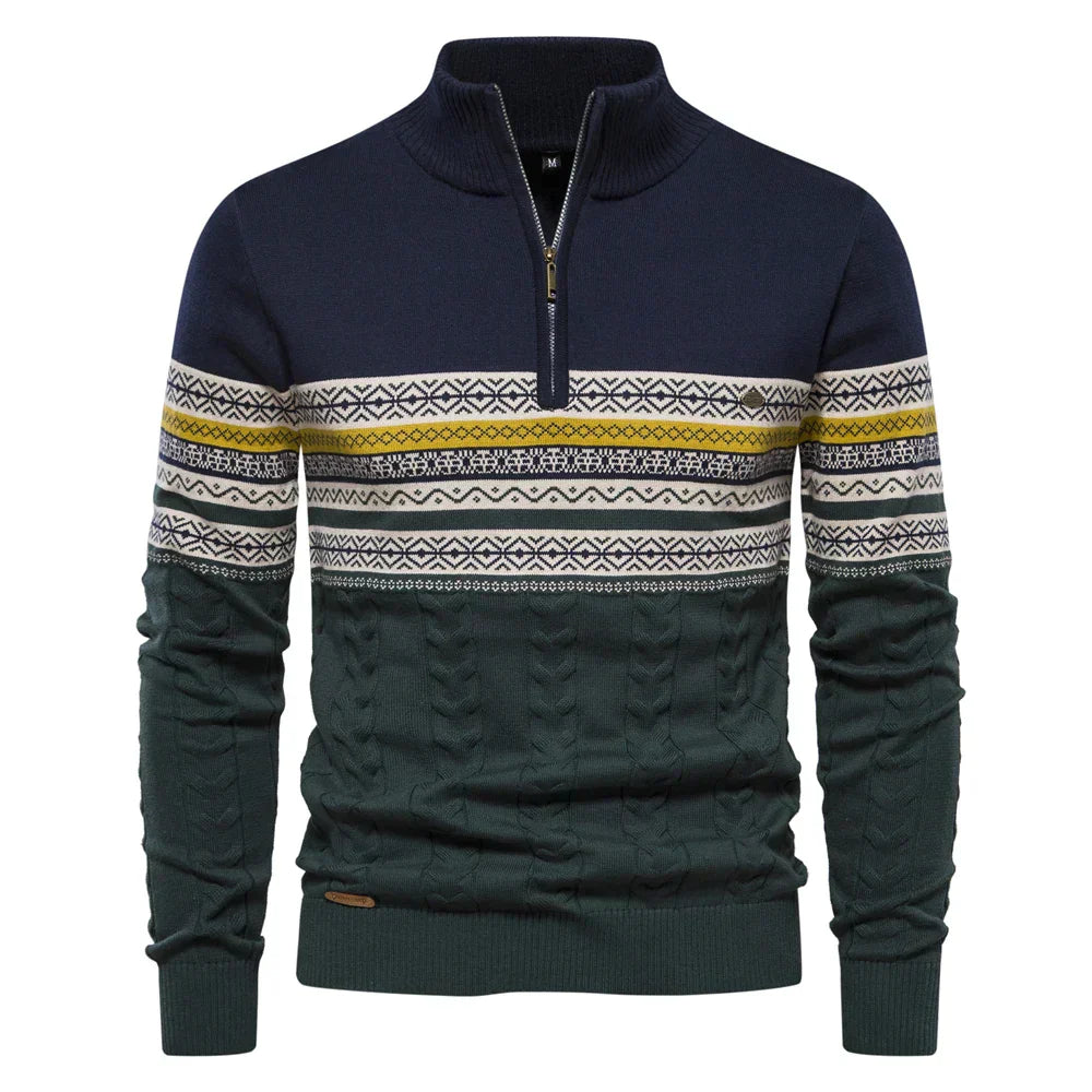 WW | Sweatshirt - Men's Retro-Pattern Sweatshirt with Comfortable and Unique Design