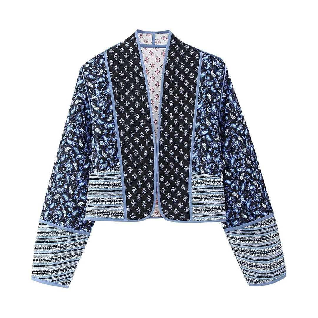 WW | Retro Jacket with Floral Pattern