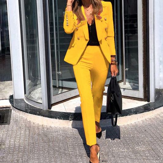 W&W teiliges Set Blazer-Hose