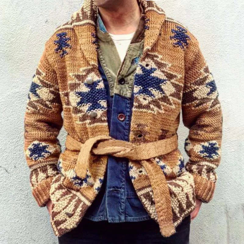 WW | Men's Thick Retro Cardigan