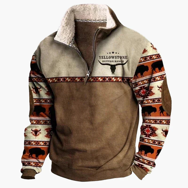 WW | Wild West Vintage Pullover - Stilvoller Freizeit-Sweater mit Western-Charme