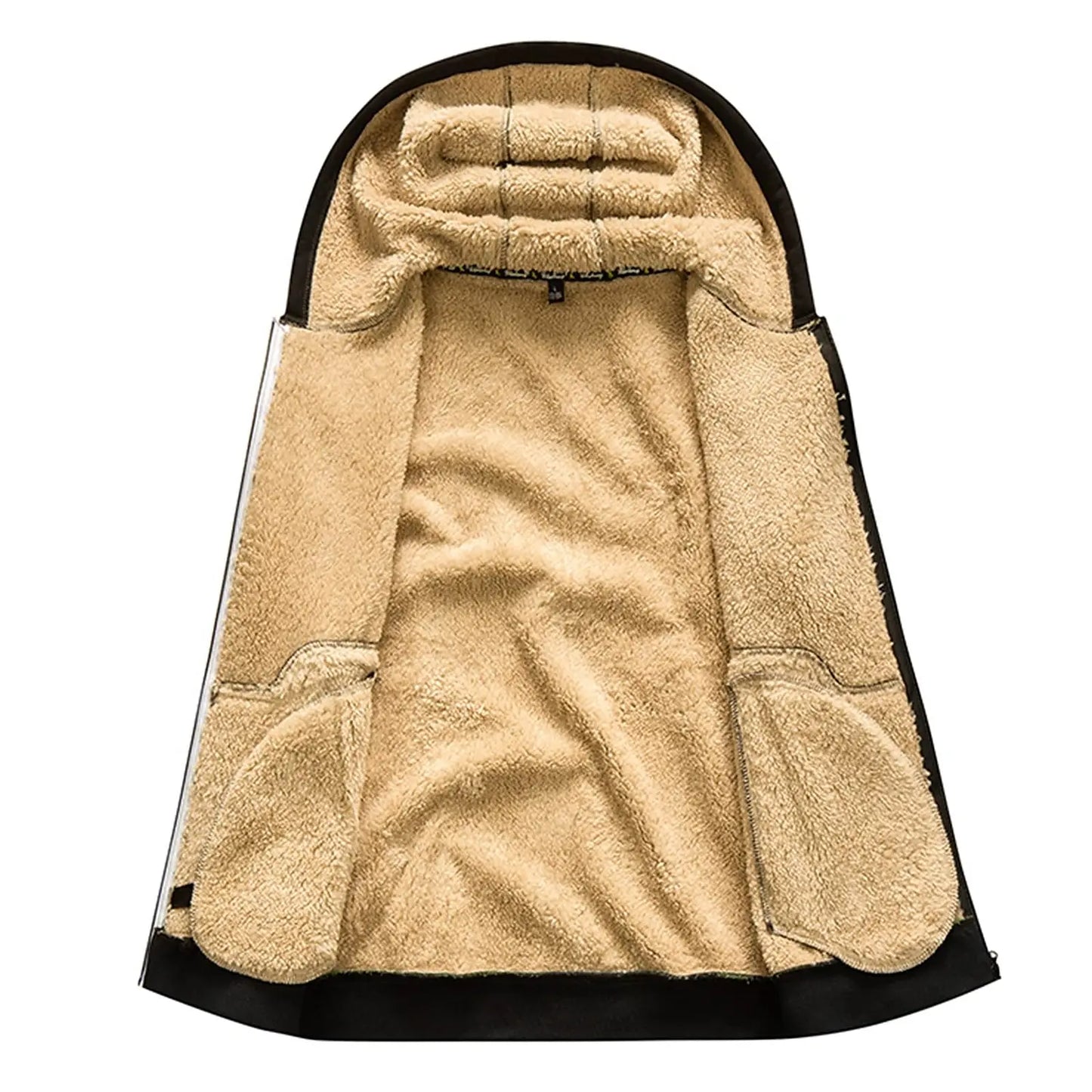 WW | Warme Winterjacke für Männer mit Kapuze Bequeme Outdoorjacke