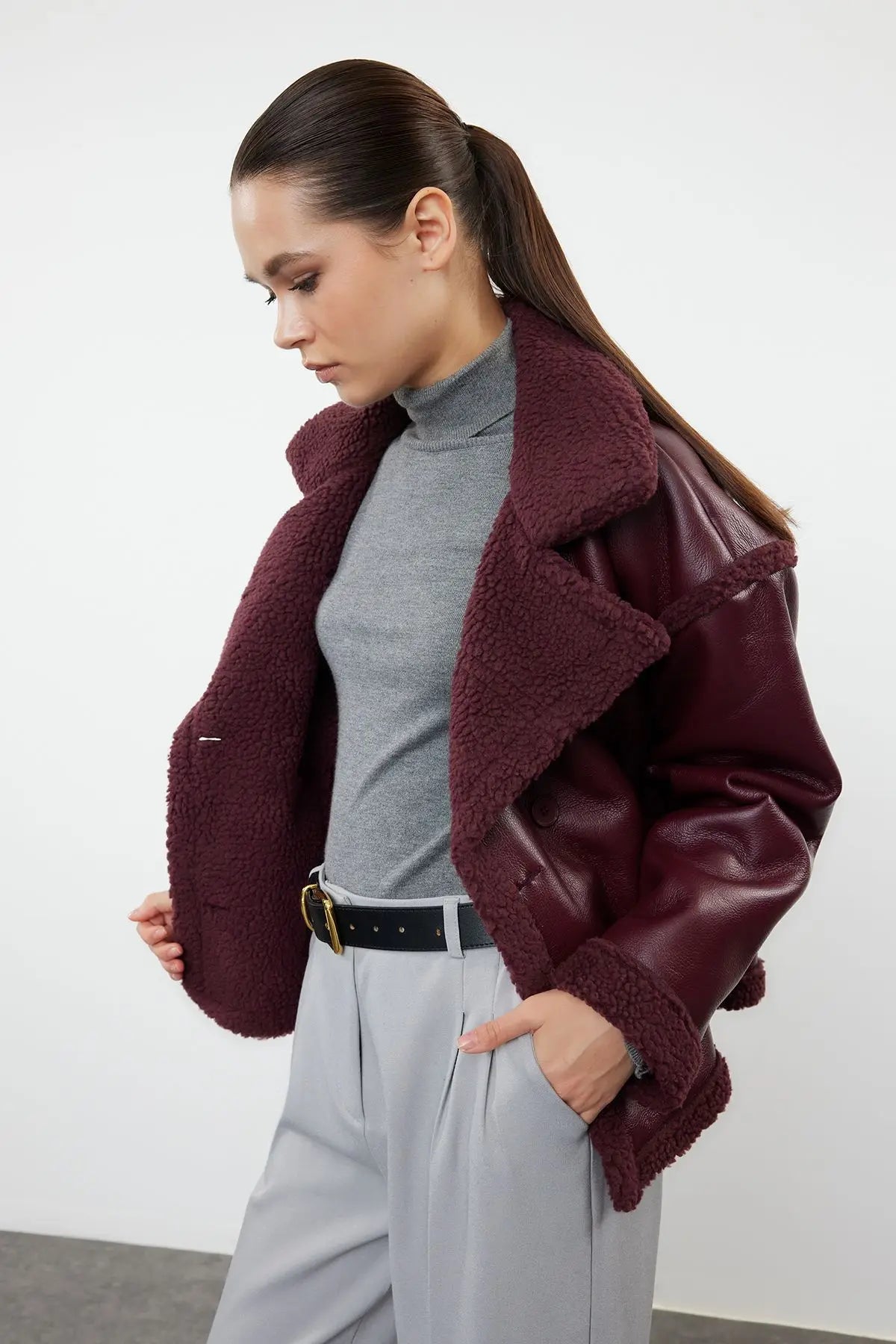 WW | Jacke aus Kunstleder
