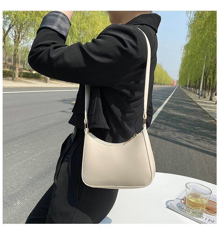 WW Luxuriöse Retro-Tasche | Exklusive Lederhandtasche mit zeitlosem Charme