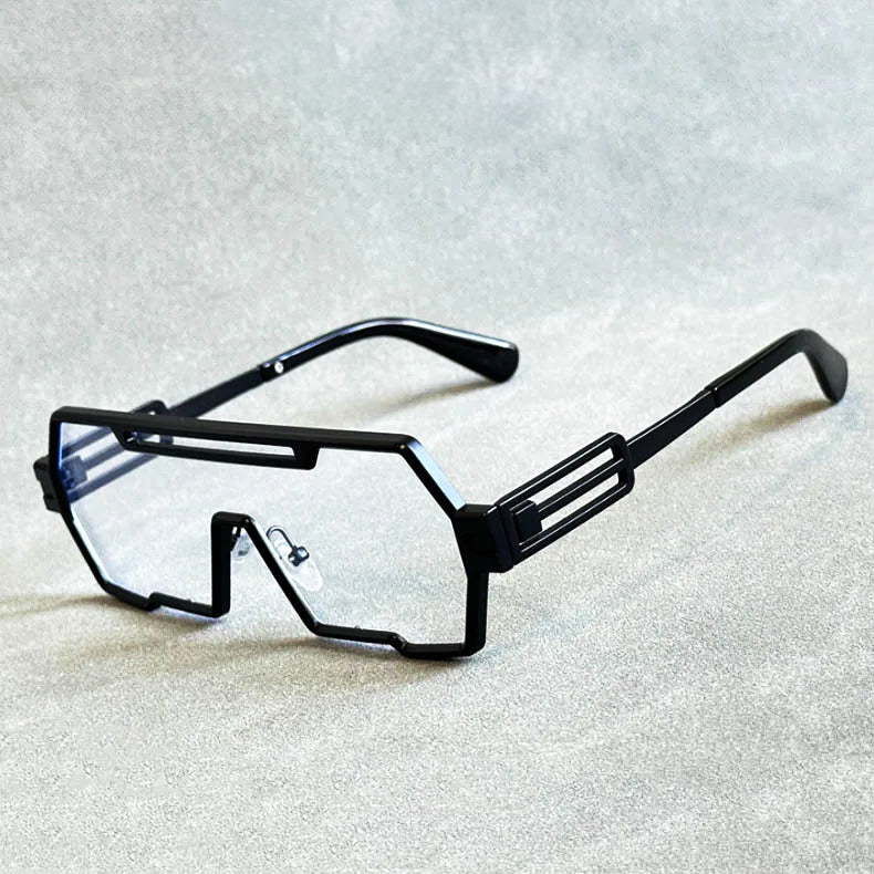 WW | Cyberpunk Shield Sonnenbrille Gepflegt & Futuristisch