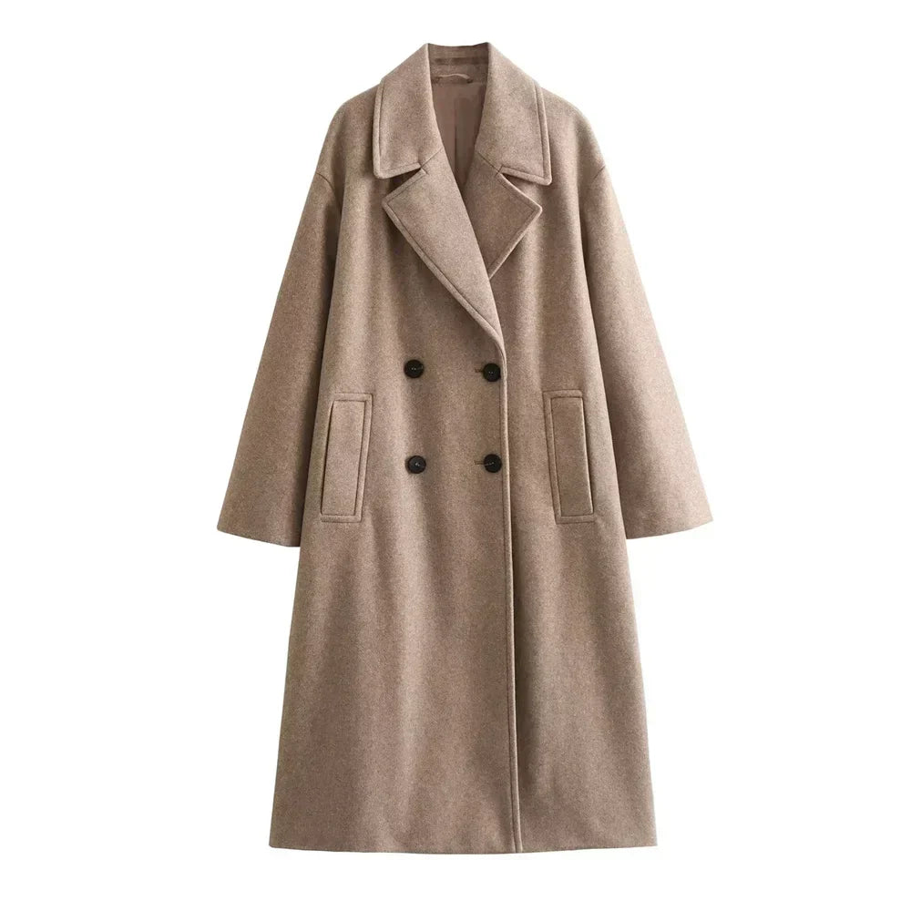WW | Elegant Long Winter Coat for Women