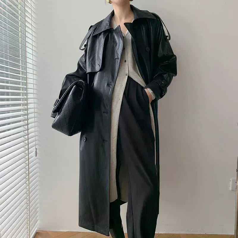 WW | Damenjacke - Zeitloser Lederlook mit eleganten Details