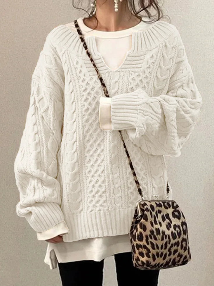WW | Warm Retro Knit Sweater