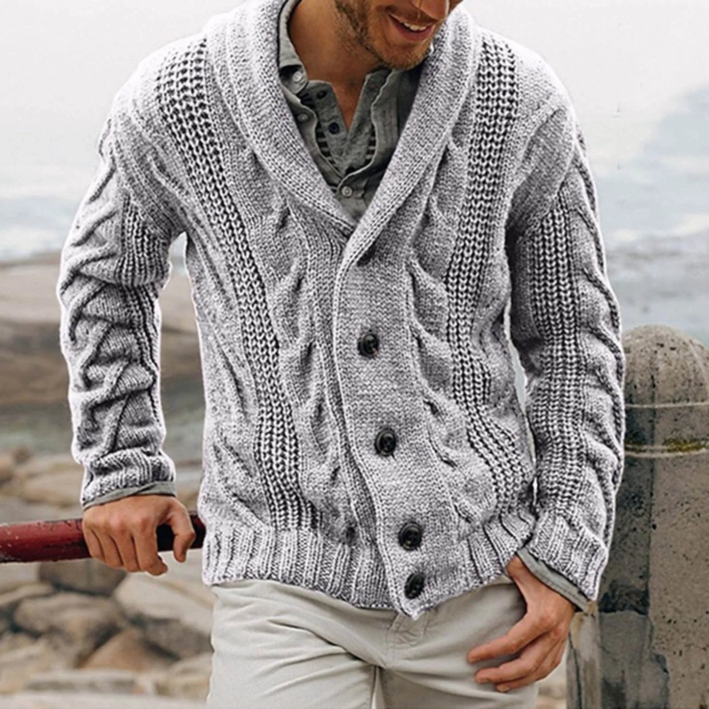 WW | Casual knit sweater for men