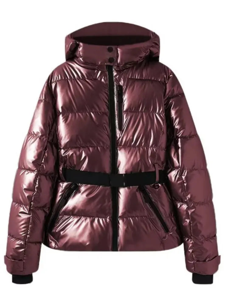 WW | Damen Winter Pufferjacke - Mit Kapuze