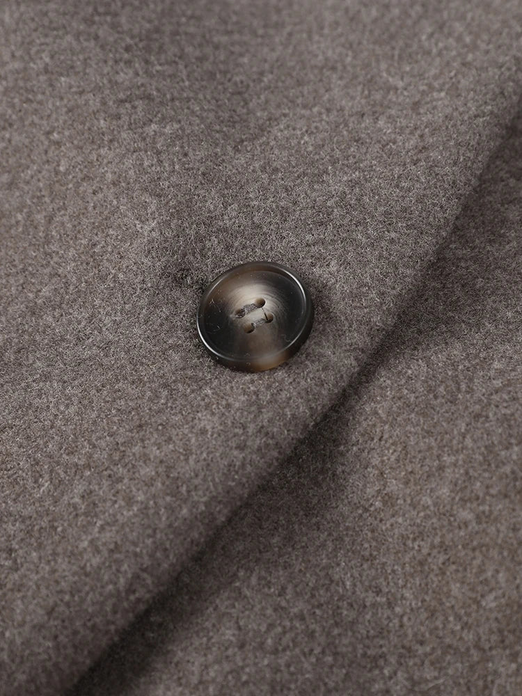 WW | Eleganter Blazer mit einreihigen Knöpfen und V-Ausschnitt