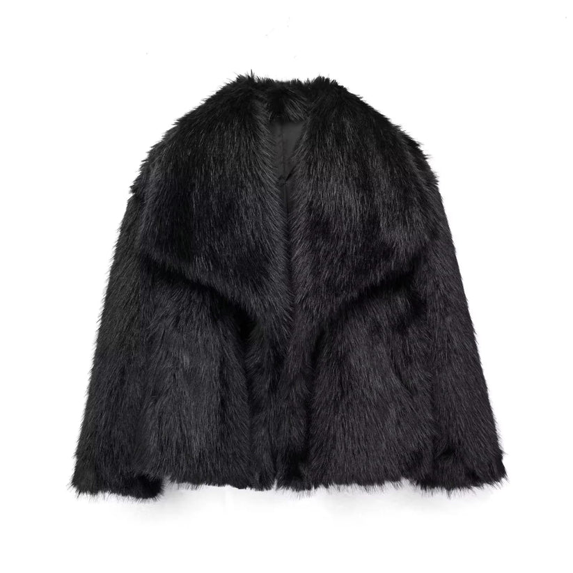 WW | Pelzjacke für Damen Luxus und Komfort Perfekt für Den Winter