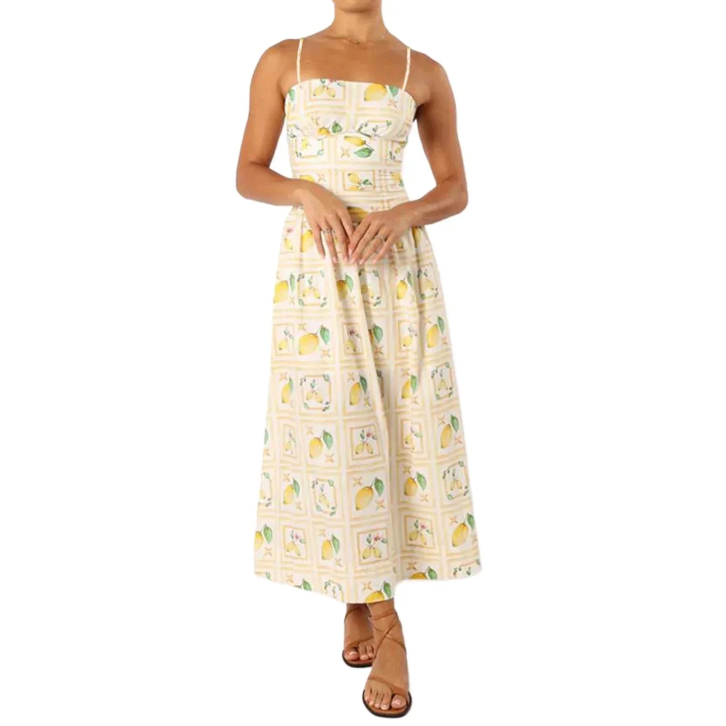 Sorrento Lemon Maxi Dress