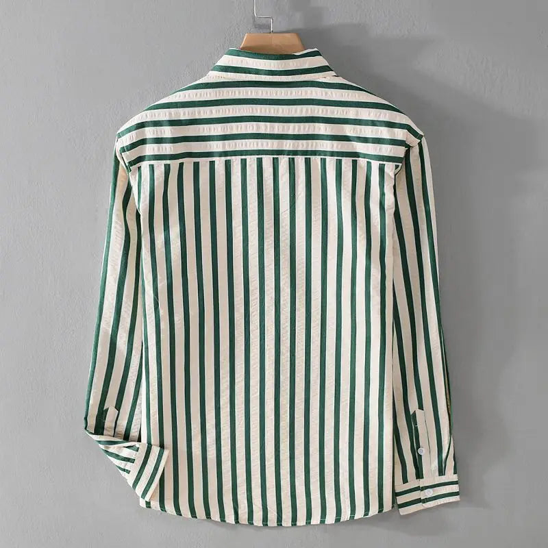 WW | Gestreiftes Lässiges Button-Down-Hemd