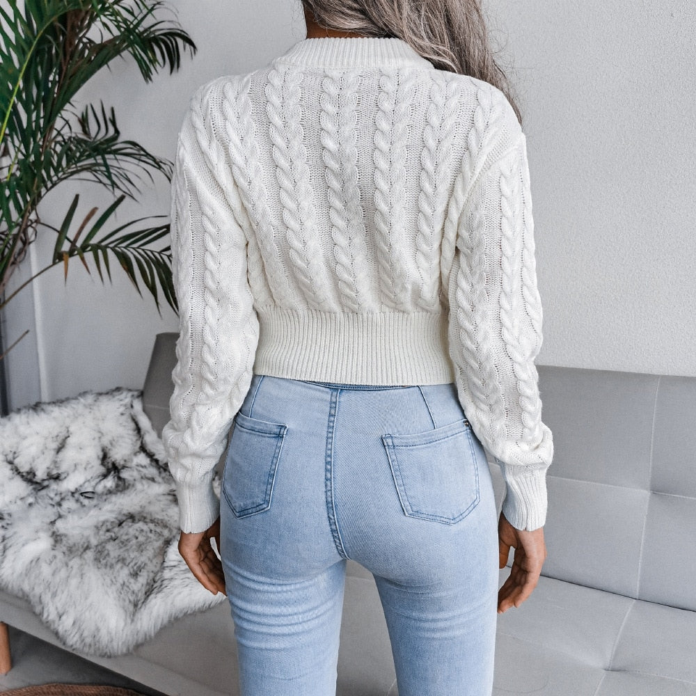 WW - Knitted short jumper