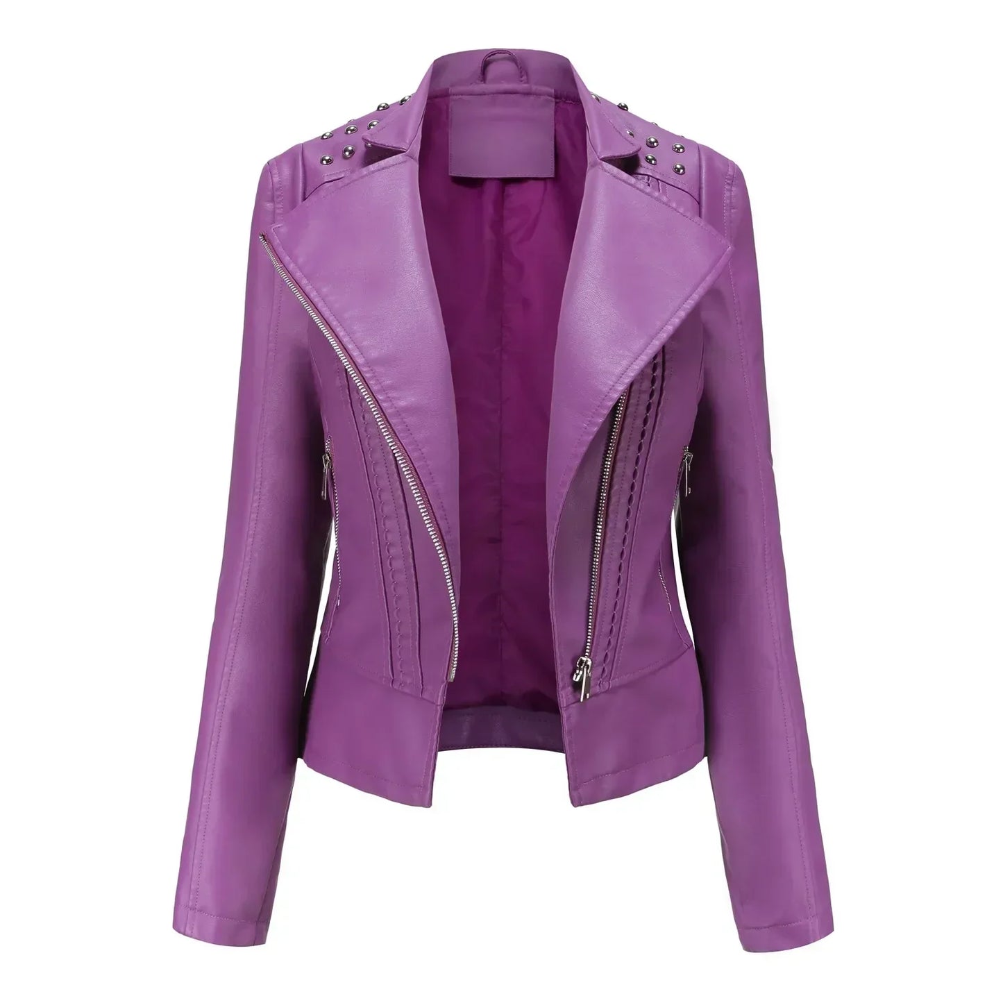 WW | Elegant Slim-Fit Leather Jacket
