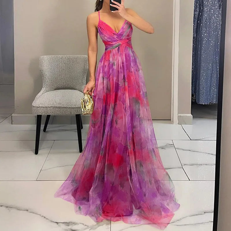 Giselle – Maxikleid mit Blumenmuster