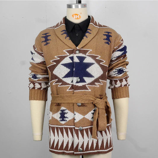 WW | Warme dicke Strickjacke für Männer