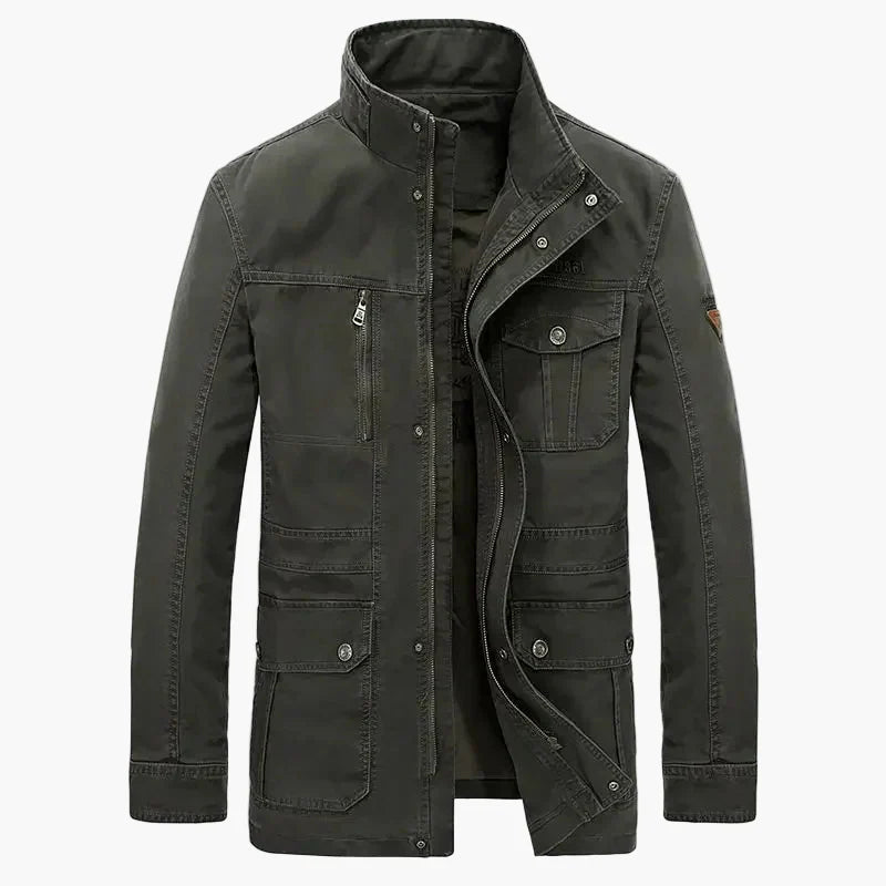 WW | Freizeitjacke mit Stehkragen und Mehrfachtaschen - Lässige Übergangsjacke für Alltag und Outdoor