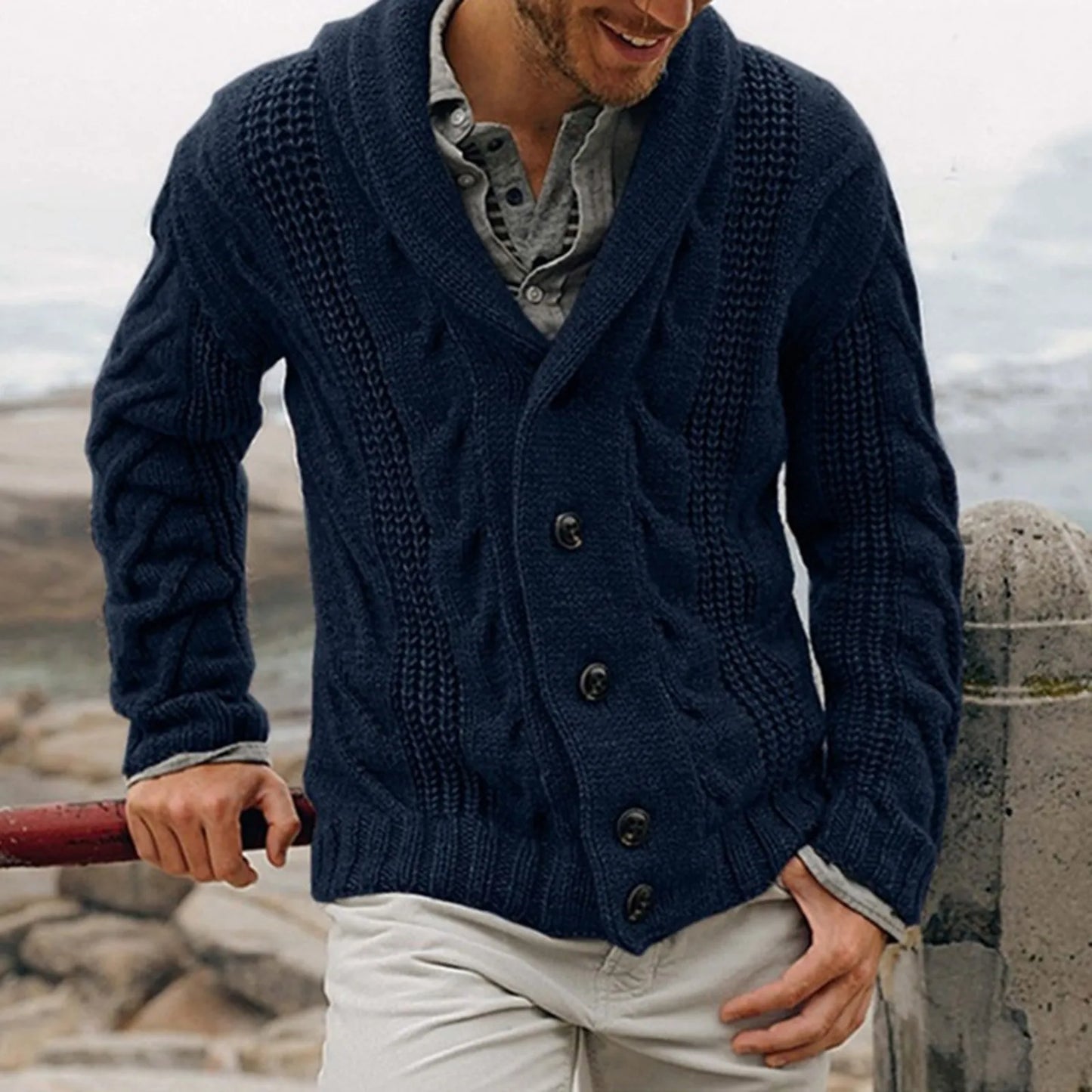 WW | Casual knit sweater for men