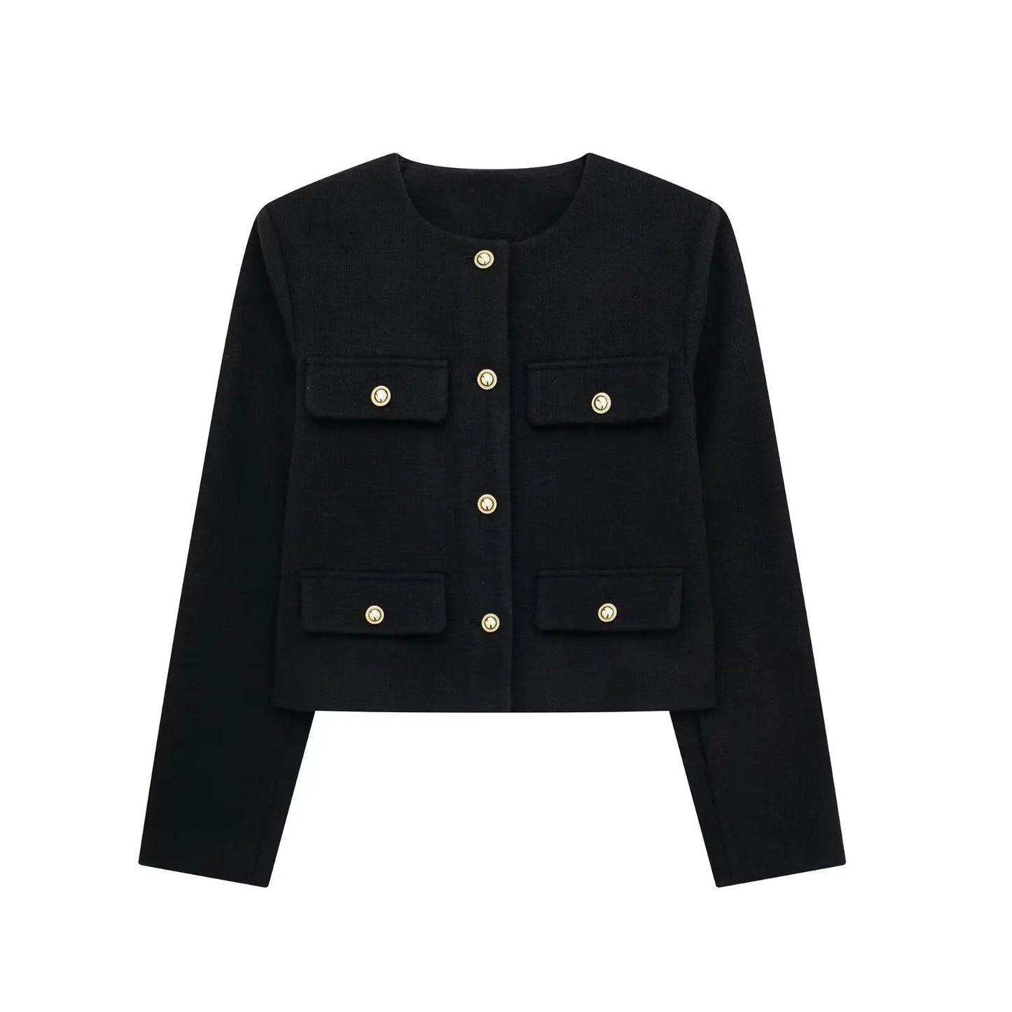 WW | Trendy Buttoned Short Blazer