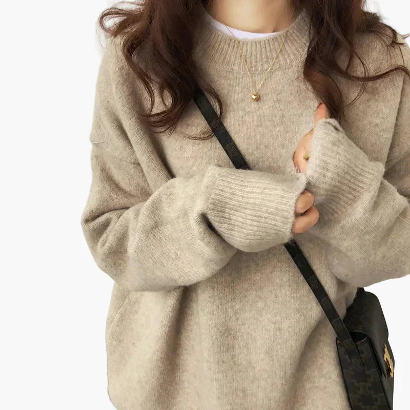 WW | Oversized Knitted Sweater Retro-Look Leisure Autumn Winter