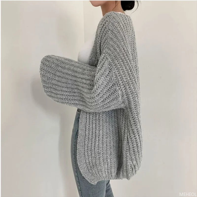 WW | Oversized chunky knit cardigan