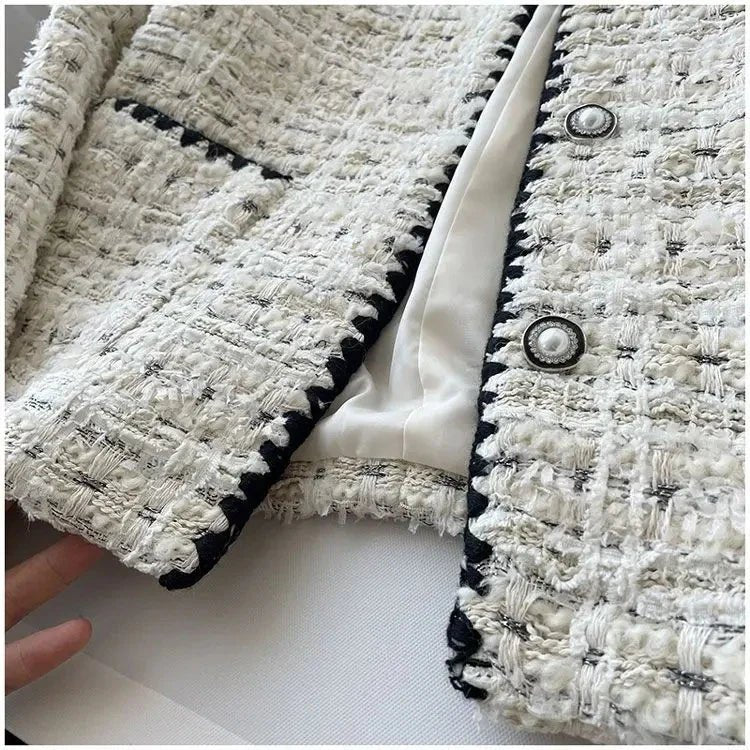 WW | Tweedjacke - Kontrastbesatz - Elegant und feminin - Klassische Oberbekleidung