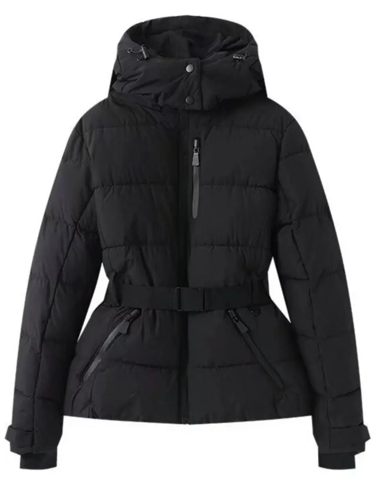 WW | Damen Winter Pufferjacke - Mit Kapuze