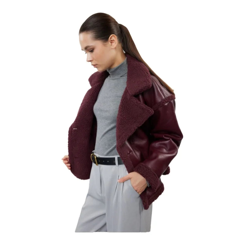 WW | Jacke aus Kunstleder