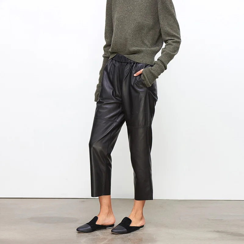 Ylvara | Harem-style leather pants