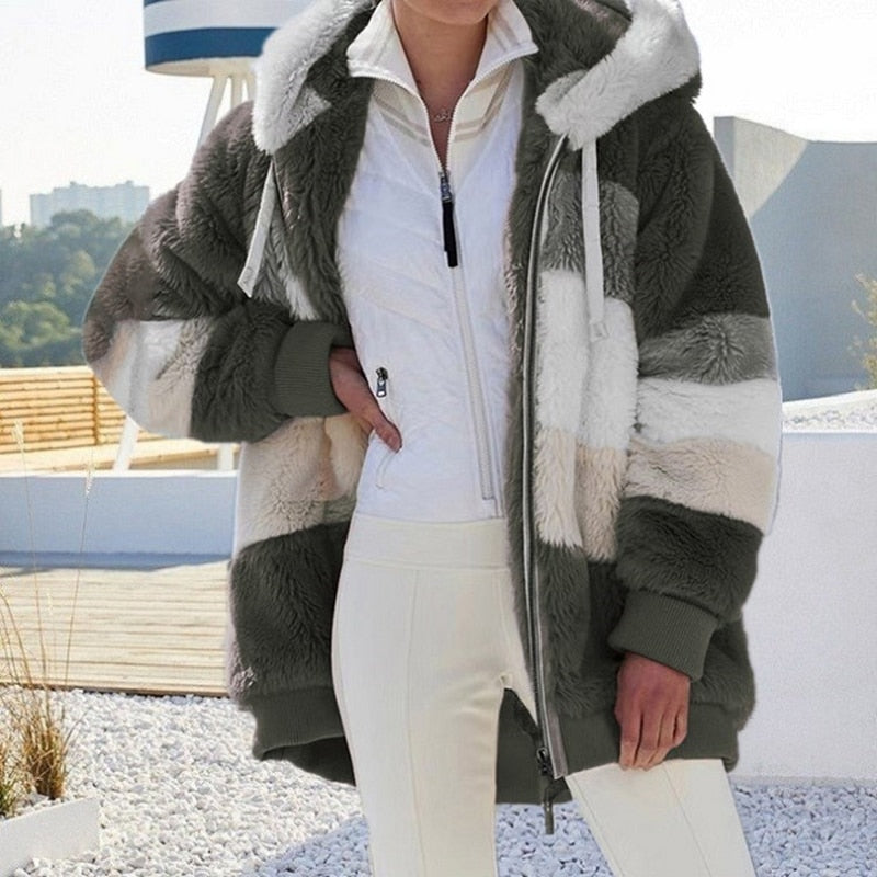 WW | Hooded Plush Jacket Wonderfully warm, soft & stylish