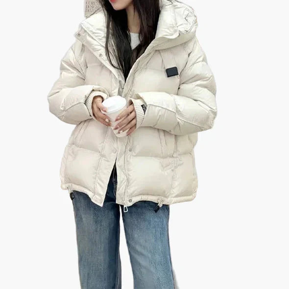 WW | Winter Steppjacke mit Kapuze - Modische Outdoorjacke, Freizeit & Alltag