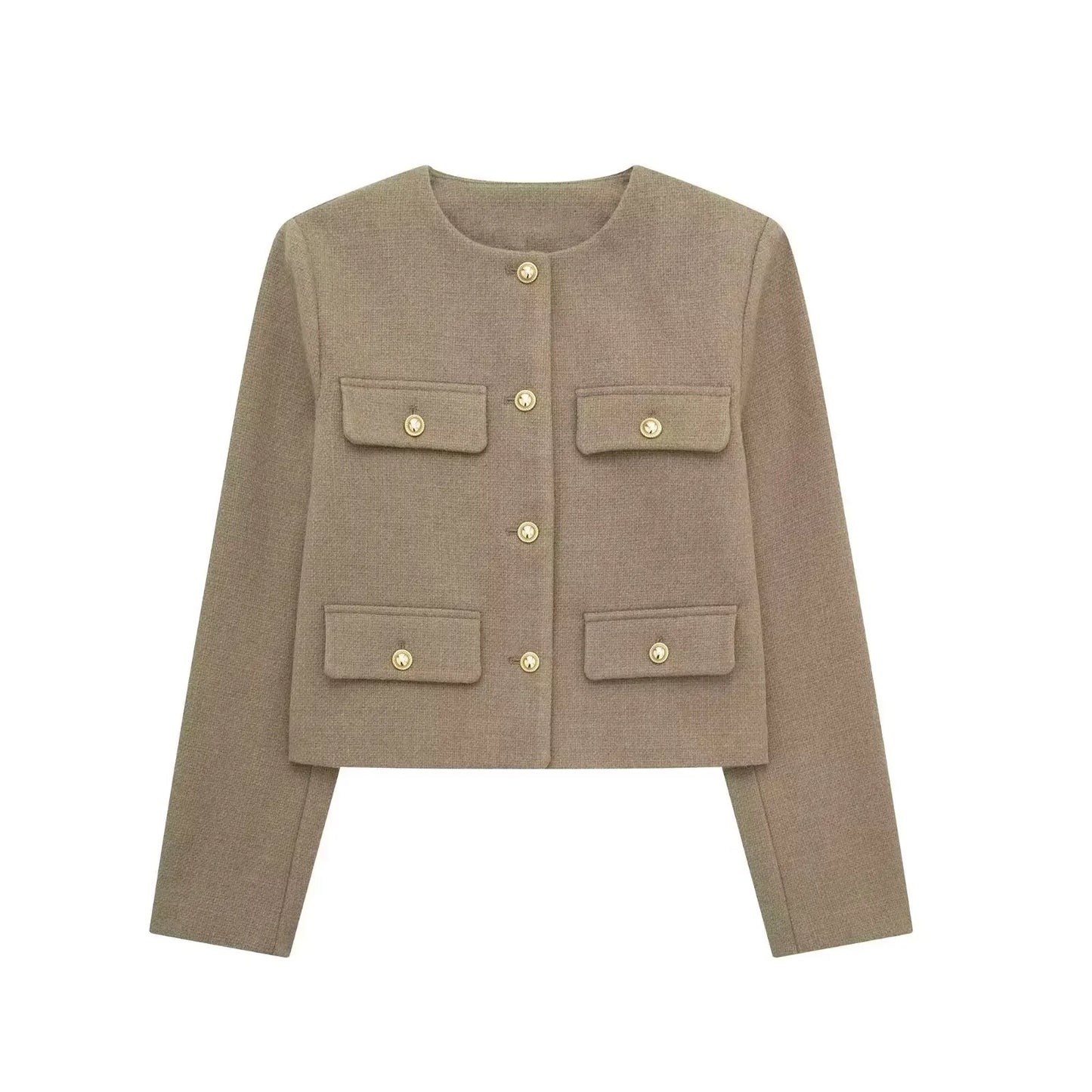 WW | Trendy Buttoned Short Blazer
