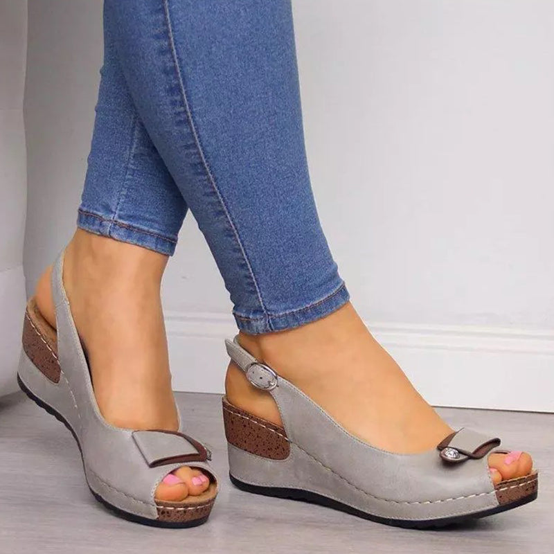 WW | Orthopädische Absatz Sandaletten Für Schmerzfreies Gehen